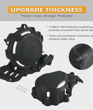 Crankcase & Koppeling Beschermer voor KTM EXC 250F/350F, Husqvarna FE 250/350 (2017-2023) & GasGas EC250F/ECF 350 (2021-2023)