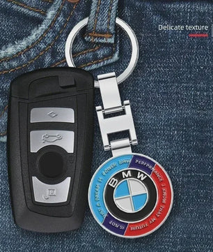 Metalen 3D BMW Autosleutelhanger Ring met Embleem - Auto Accessoires