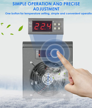 55L Aquarium Koelmachine - Stille Waterkoeler voor Vissen en Aquacultuur