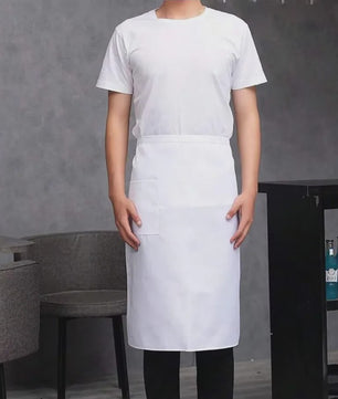 Professionele Zwarte Halfschort Keukenschort voor Chefs en Horeca Personeel