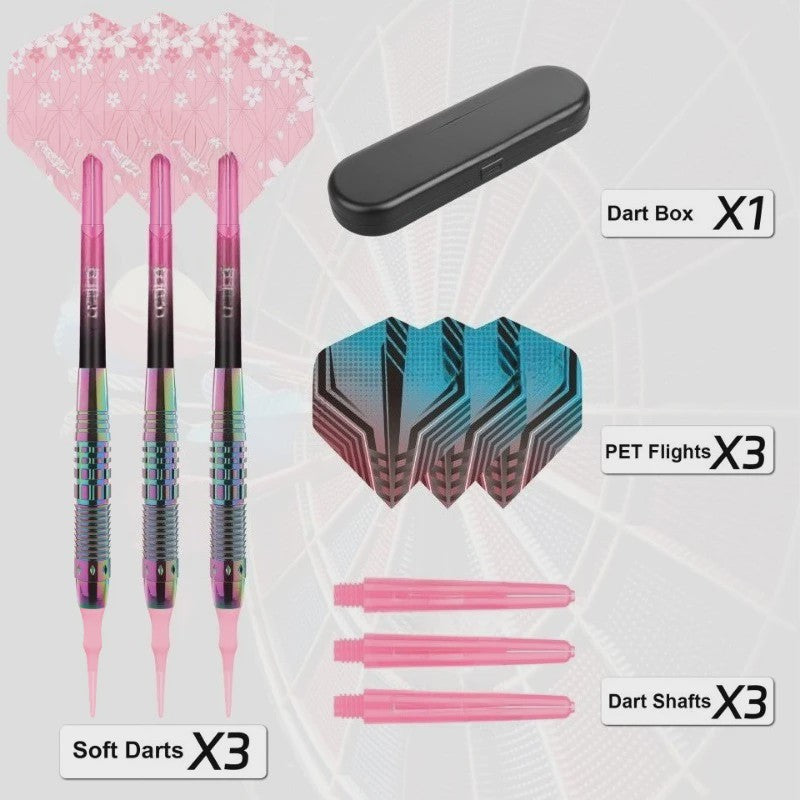 Set Professionele Soft Darts met Plastic Tips voor Elektronische Dartborden
