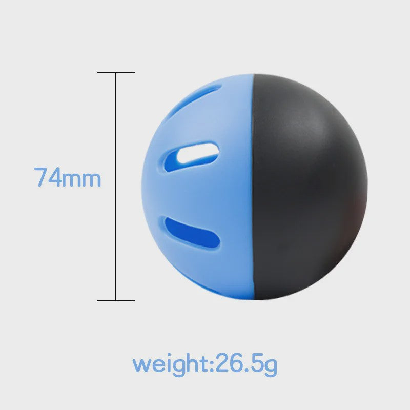 5x Zachte Oefen Baseball Ballen - 74mm EVA Holle Bal voor Binnen & Buiten