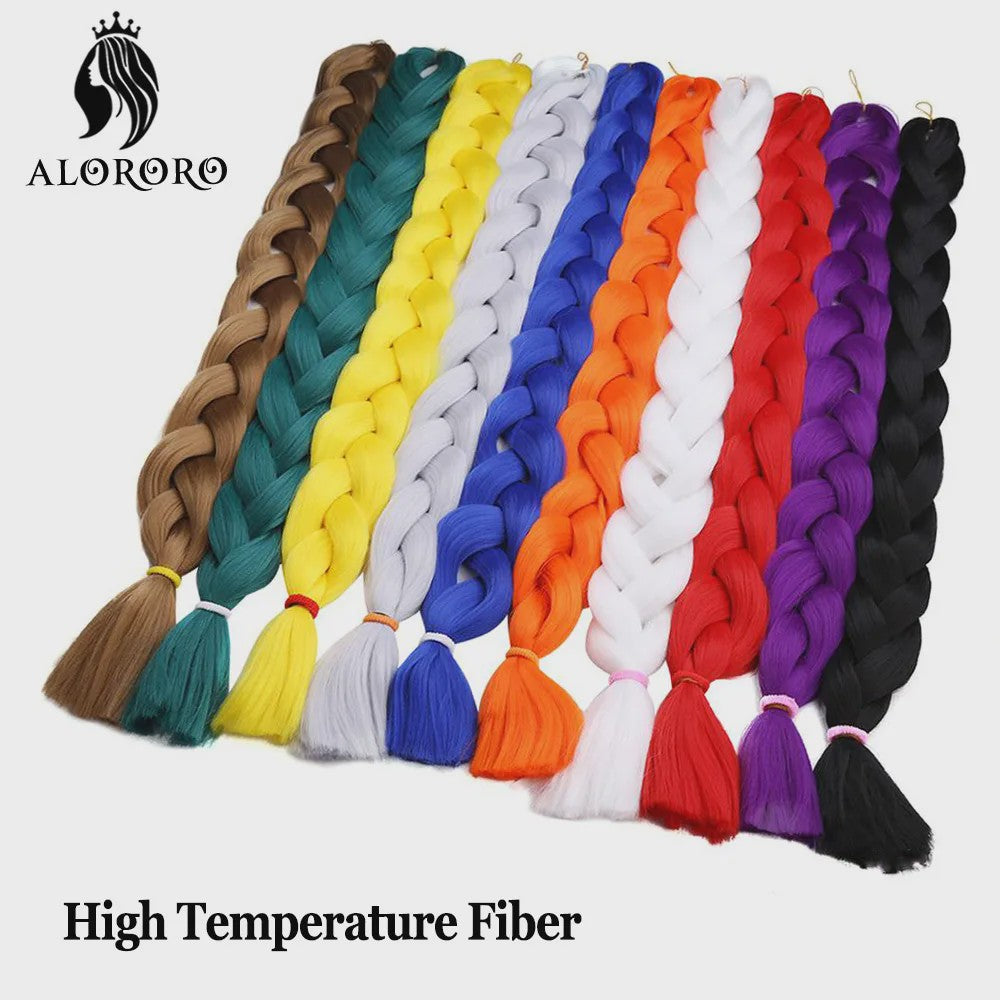 Alororo Jumbo Braids Haarverlenging - 82 Inch Synthetisch Hittebestendig Vlecht Haar
