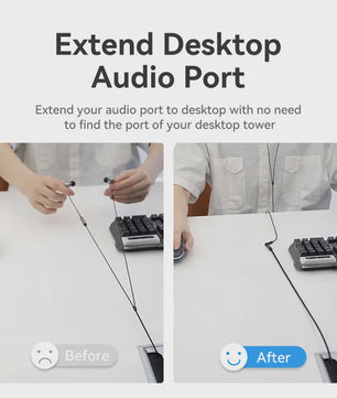 Vention 3.5mm Audio Verlengsnoer - Stereo AUX Kabel voor Koptelefoon, Speaker & Microfoon