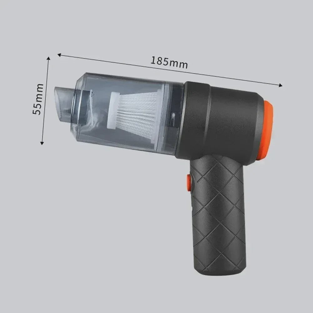 Draadloze Auto Kruimeldief 9000Pa - Draagbare Mini Stofzuiger met USB Opladen (1200mAh) voor Auto & Huis