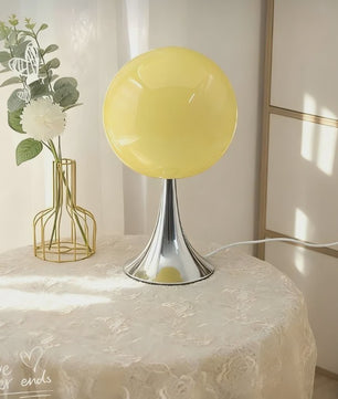 Glazen Bol Tafellamp Nordic Design - Sfeervolle Verlichting met 3 Kleurtemperaturen
