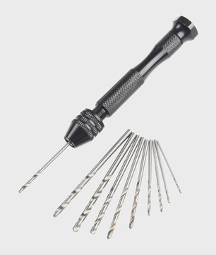 Handboor Set met 10 Precisieboren voor Hobby & Modelbouw - 0.3-3.2mm