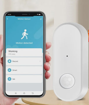 Tuya WiFi PIR Bewegingsmelder - Slimme Infrarood Detector voor Huisbeveiliging