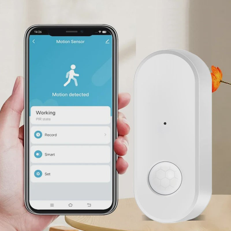 Tuya WiFi PIR Bewegingsmelder - Slimme Infrarood Detector voor Huisbeveiliging