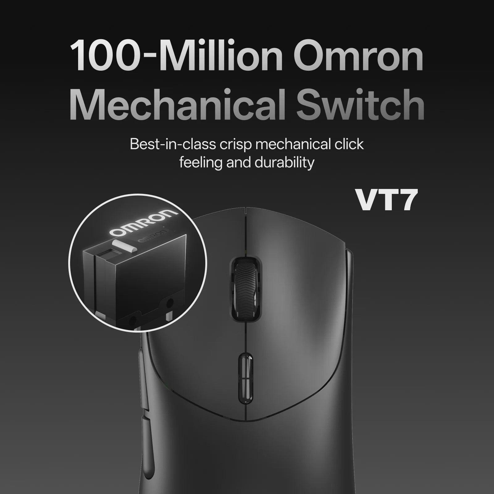 Rapoo VT7 MAX Draadloze Gaming Muis: 8K Polling Rate, Ultralicht & 750u Batterij