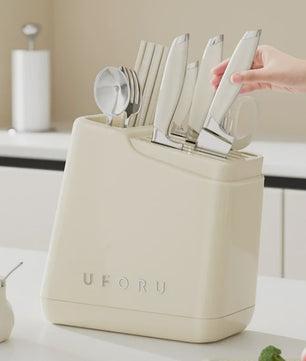 Multifunctionele Messenhouder & Keuken Organizer - Stijlvol en Praktisch