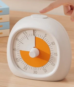 Visuele Timer 60 Minuten - Stille Tijdmanagement Hulp voor Kinderen & Keuken