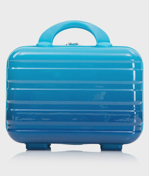 4-delige PC Hard Shell Koffer Set met Gradient Strepen en Cijferslot - Spinner Trolley Bagage