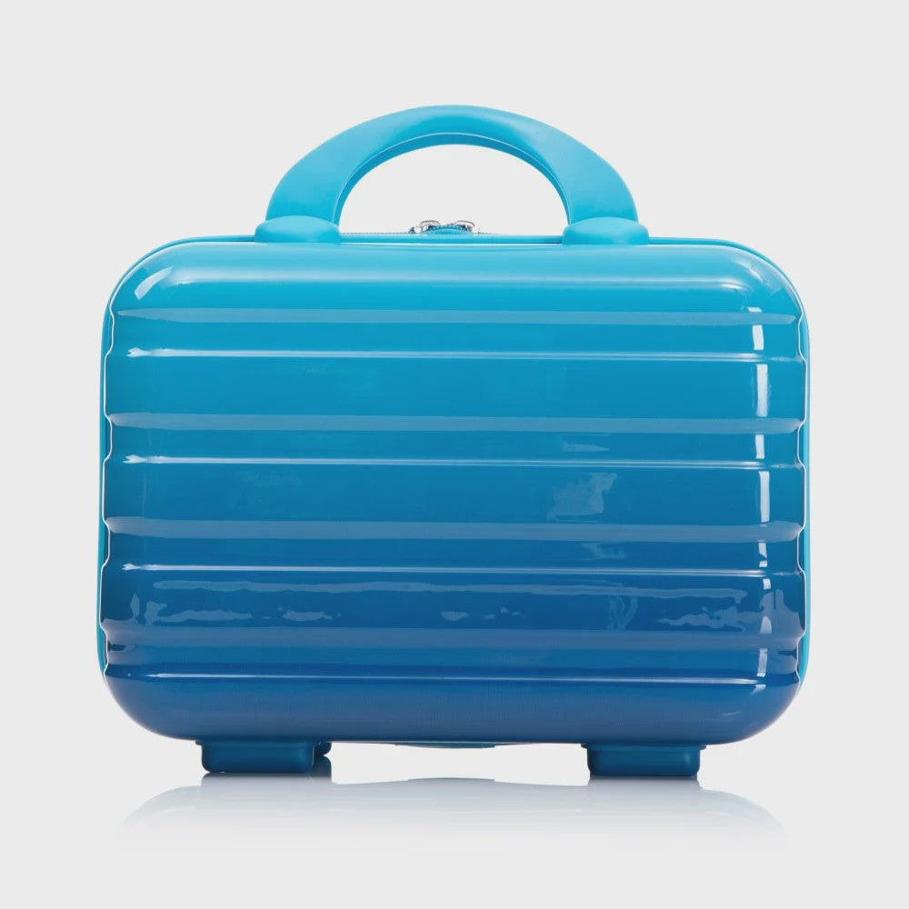 4-delige PC Hard Shell Koffer Set met Gradient Strepen en Cijferslot - Spinner Trolley Bagage