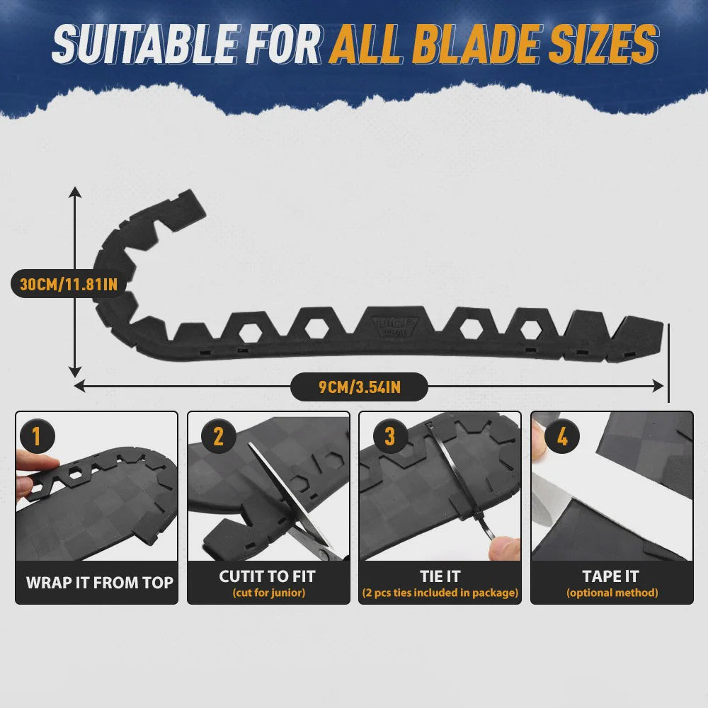 UICE Pro IJshockeystick Blade Protector - Eco Vriendelijk, 7mm Dik & Duurzaam