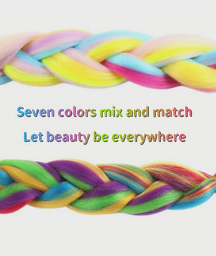3x Jumbo Braids Haar Extensions - 24 Inch Synthetisch Vlecht Haar in 4 Kleuren voor Kinderen & Volwassenen