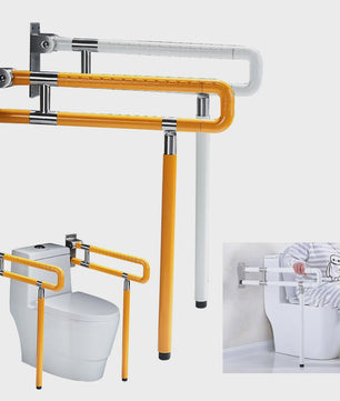 Klapbare Toiletsteun RVS - Wandmontage - Antislip Handgreep