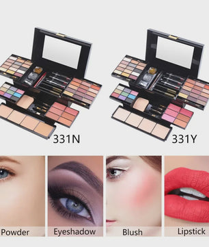 Professionele Make-up Set: Uitgebreid Palet met Oogschaduw, Foundation, Blush en meer - Complete Cosmetica Koffer