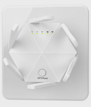 1200Mbps WiFi Repeater met 6 Antennes: Krachtige Signaalversterker voor Snel Internet