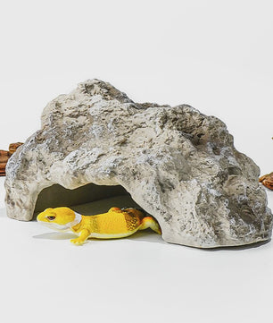Natuurlijke Rots Schuilplaats & Basking Platform voor Reptielen