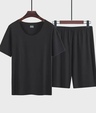 Heren Pyjama Set: IJssilke Korte Mouw & Short - Zomer Comfort