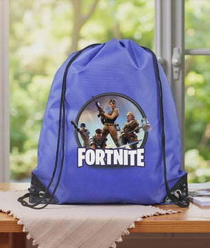 Fortnite Sporttas met Trekkoord - Grote Capaciteit, Waterdicht - Cadeau voor Jongens