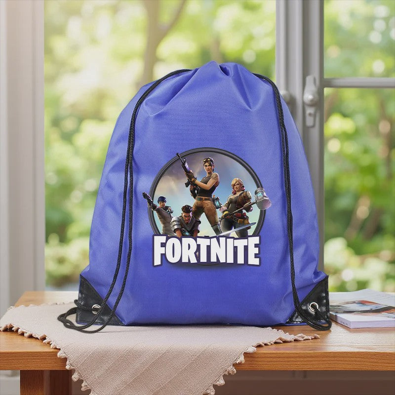 Fortnite Sporttas met Trekkoord - Grote Capaciteit, Waterdicht - Cadeau voor Jongens