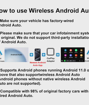 Draadloze CarPlay & Android Auto Adapter - 2-in-1 Carlinkplay Dongle