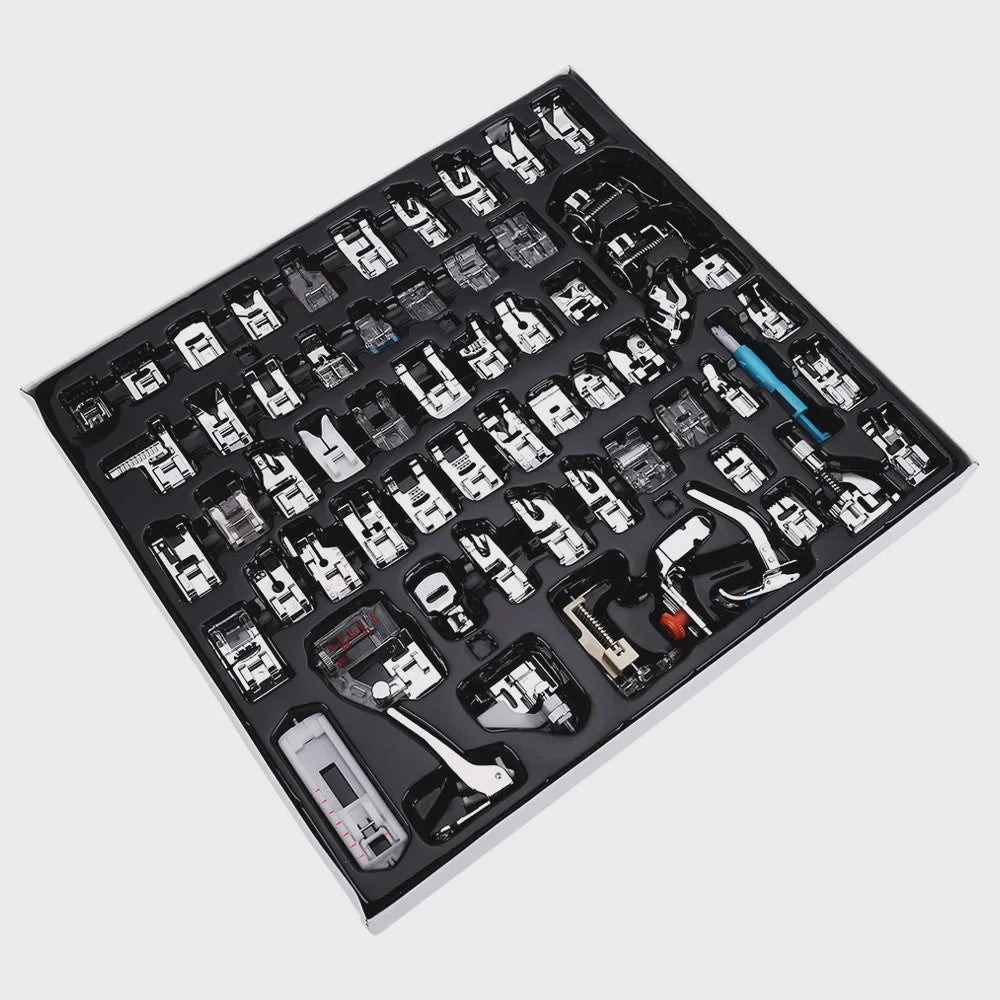 Uitgebreide Set Naaimachine Voetjes (11-82 Stuks) - Multifunctioneel voor Diverse Stijlen