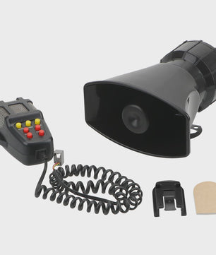 12V Auto Alarm Systeem: Luidspreker, Megafon, Sirene & Hoorn met Microfoon