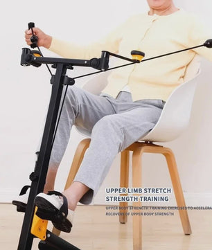 Compacte Hometrainer Fiets & Stepper met Handgreep - Revalidatie & Fitness