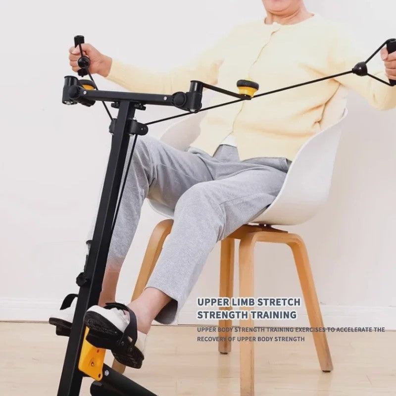 Compacte Hometrainer Fiets & Stepper met Handgreep - Revalidatie & Fitness