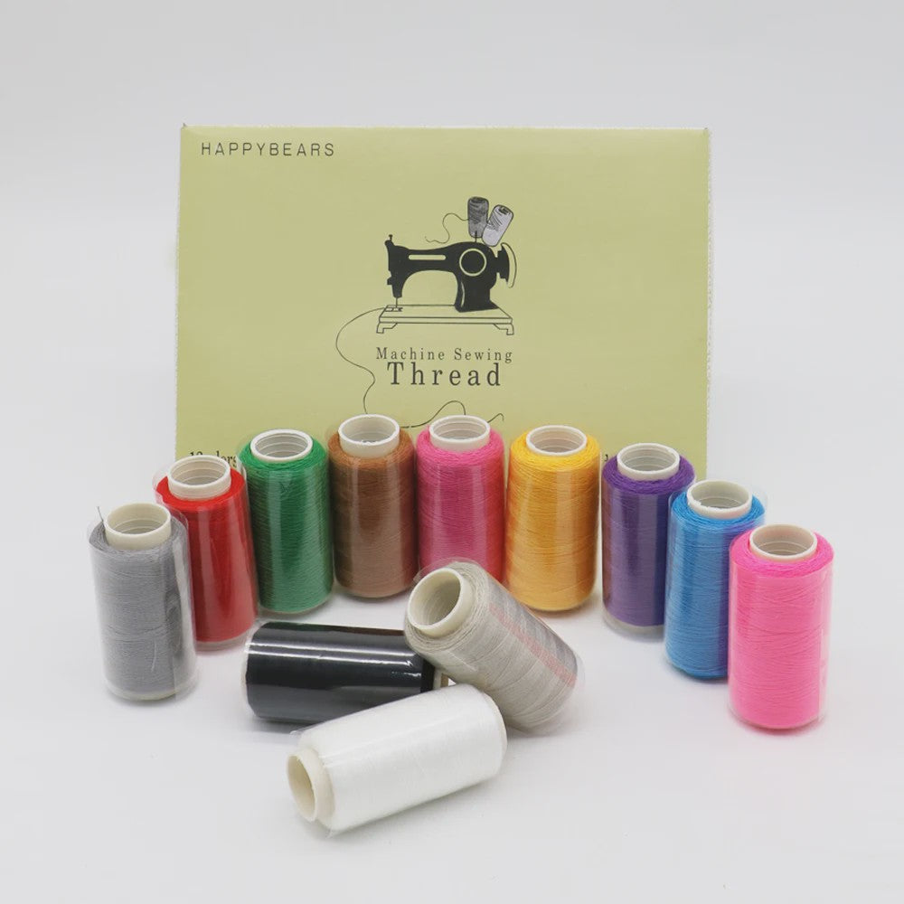 Grote Set Naaigaren in Diverse Kleuren - 36/39 Kleuren Polyester Garen voor Hand en Machine