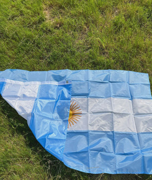 Argentijnse Vlag 90x150cm - Duurzaam Polyester met Zon van Mei
