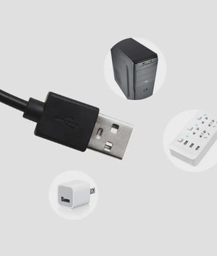 Verstelbare 10W LED Aquarium Lamp met Houten Basis & USB - Ideaal voor Landschapsverlichting