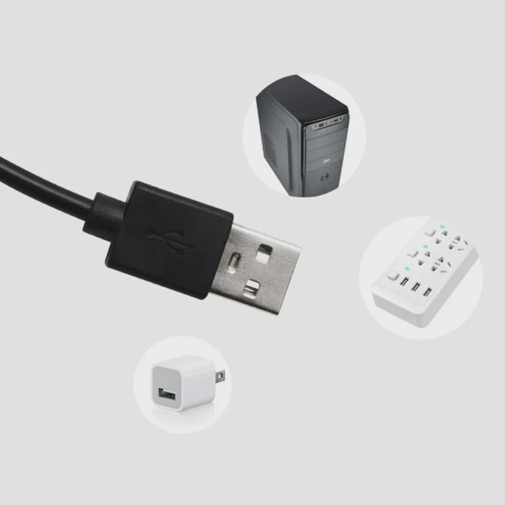 Verstelbare 10W LED Aquarium Lamp met Houten Basis & USB - Ideaal voor Landschapsverlichting