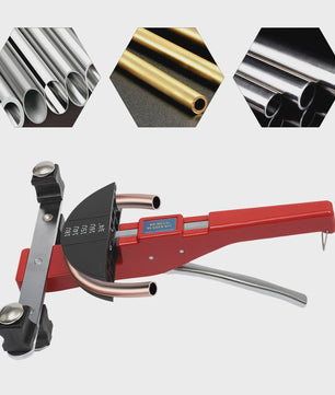 Handmatige Buisbuigmachine CT-999 - Ratel & Omkeerbaar voor Koper & Aluminium (6-22mm)