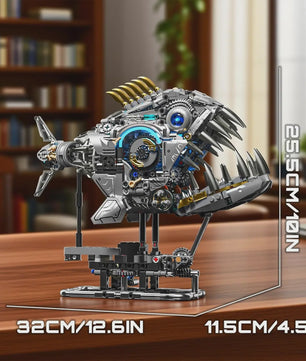 Mechanische Piranha Bouwset - 1085 Stukjes - STEM & Creatief Speelgoed