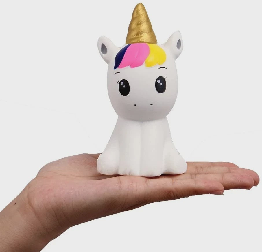 Schattige Squishy Eenhoorn Speelgoed - Langzaam Rijzend, Zacht & Geurend Stressverlichter voor Kinderen