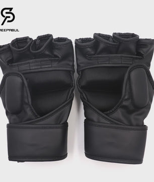Professionele MMA Half-Finger Vechtsport Handschoenen - Dikke Vulling voor Boksen, Sanda & Training