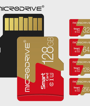 Micro SD Kaart Class 10 - 4GB tot 256GB - Mini TF Kaart voor Smartphone, Camera & meer