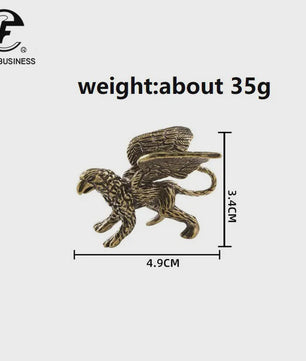 Bronzen Griffioen Beeldje - Miniatuur Woondecoratie & Uniek Cadeau