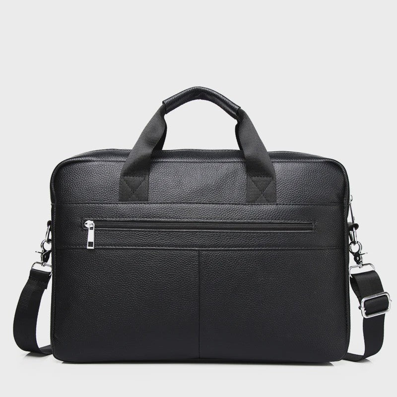 Luxe Leren Aktetas voor Heren - 15 Inch Laptoptas van Echt Leer