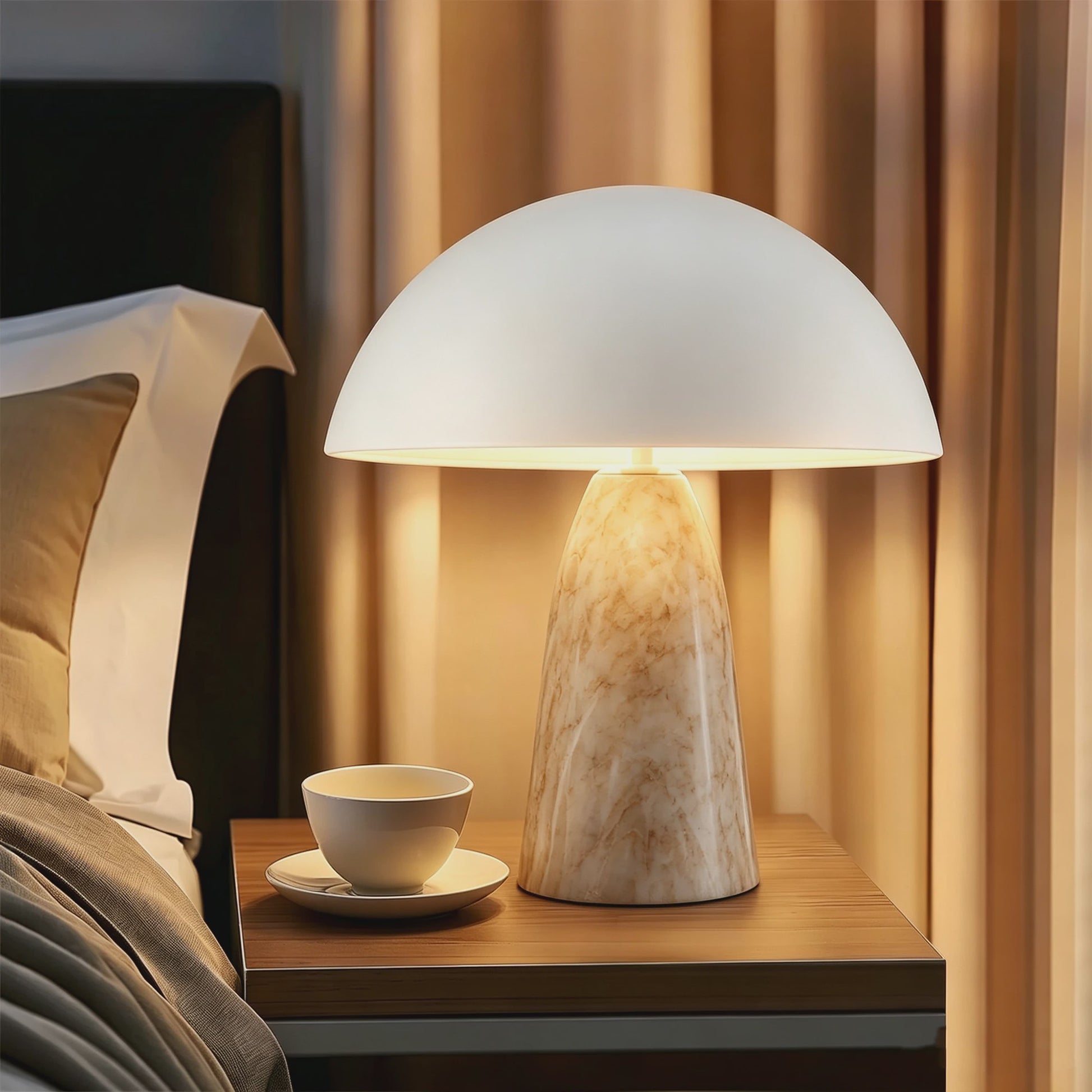 Sfeervolle Mushroom Tafellamp - Slaapkamer & Bureau Verlichting