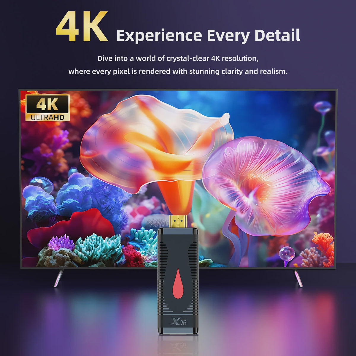 X96 S400 Mini Android 10 TV Box: 4K HDR Streaming & IPTV met Quad Core Processor