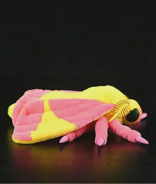 Kawaii Pluche Rose Maple Moth Pop - Schattig Insect Speelgoed Cadeau