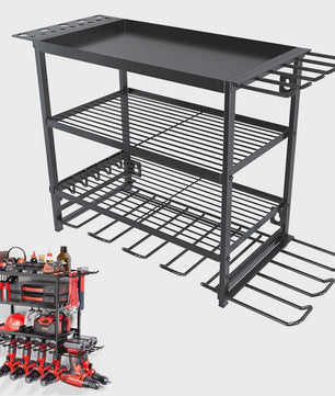 Robuuste Metalen Wand Organizer voor Garage & Werkplaats - Gereedschapshouder