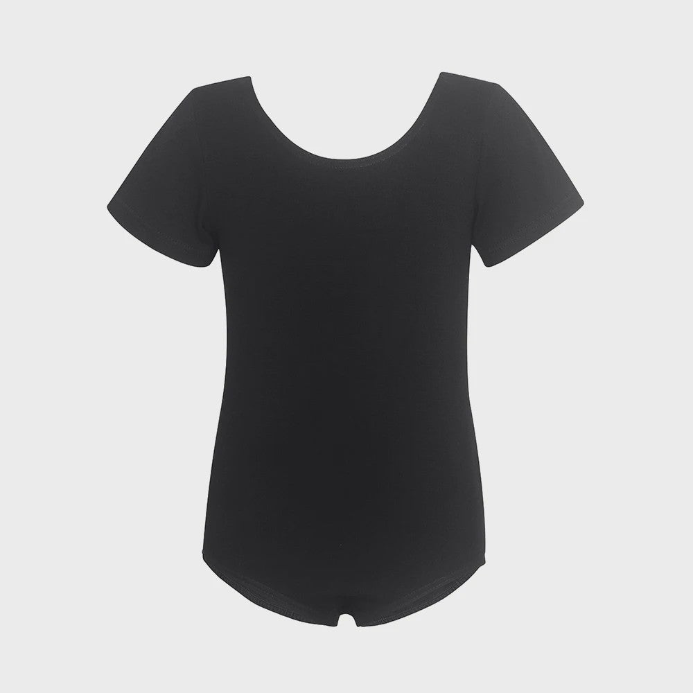 Dansjurk met Rokje voor Meisjes - Ballet Leotard met Korte Mouwen