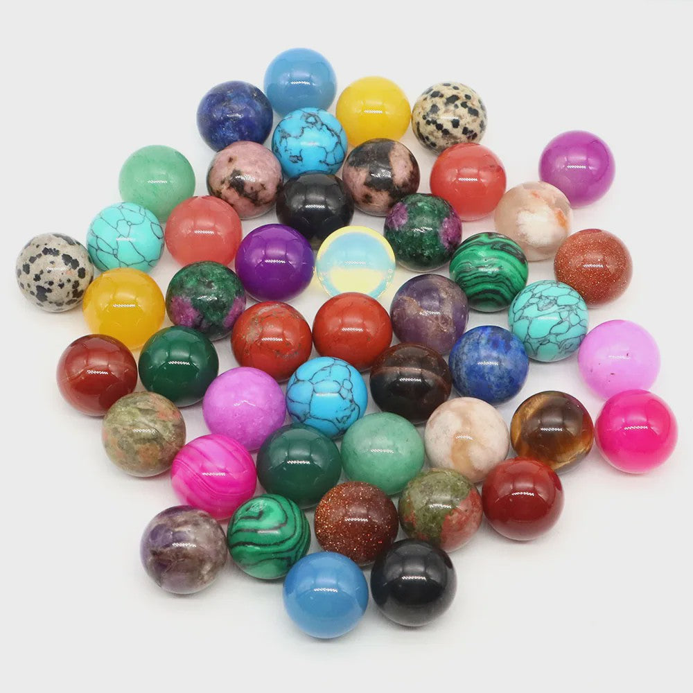 Natuurstenen Bol - Kristallen Bol voor Heling, Meditatie & Decoratie (16mm)