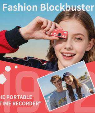 Retro Mini Digitale Camera met Sleutelhanger & Flip Screen - 720P Video Recorder